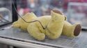 Exorcised teddy bear, seen in Tested 3/26/2024