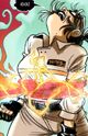 Wrangling possessed Abby in Ghostbusters: Answer The Call Issue #1