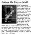 Spectre-Spirit as seen in game booklet