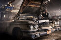 Still of Trevor working on Ecto-1 9/19/2021 (Credit: New York Times)