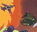 Cosmos seen on Transformers/Ghostbusters Issue #4 Cover A