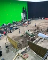 Firehouse set for 1904 scene in Frozen Empire (Credit: Kevin Mangold)