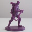 Side of figure from Ghostbusters: The Board Game