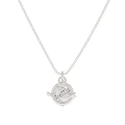 Promo Image of Ghostbusters Diamond Logo Pendant in Sterling Silver