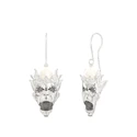Promo Image of Ghostbusters Pearl Dangle Earrings in Sterling Silver
