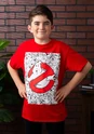 Kid Ghostbusters Logo Red T-Shirt Promo Image