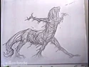 Concept art for unused Janosz monster (Credit: William Forsche and Spook Central)