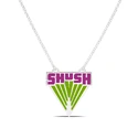 Promo Image of Ghostbusters Shush Pendant in Sterling Silver