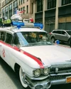 Ecto-1 seen at Fifth Avenue on June 17, 2023 (Credit: Elaine Chin)
