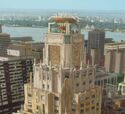 Close-up on Matthew Yuricich's matte painting (Credit: Prop Store)