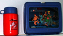 "The Real Ghostbusters At The Dock" lunch box with thermos