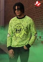 Ghostbusters Slimy Salutations Slimer Adult Sweater Promo Image