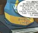 Wise Natural Chips in Ghostbusters Issue #5