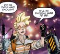 As seen in Ghostbusters Crossing Over Issue #8