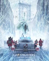 Poster for Ghostbusters: Frozen Empire "Ecto-1 under Manhattan Bridge" for Ireland