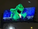 Slimer billboard at night in Los Angeles, posted on February 26, 2024 (Credit: JD Raimer)