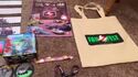 Example of Swag Bag contents (credit: KJ KnowHow)