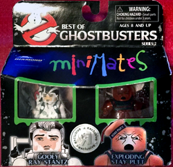 Real Ghostbusters Minimates Mini Figure 2Pack Series 2 Stay Puft Happy Louis  Tully 