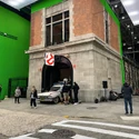 Outside Firehouse set during Frozen Empire filming (Credit: BGI Supplies Ltd)
