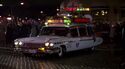 Ecto-1a pulling up to the museum seen in Trailer #1