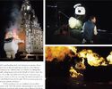 Flames overtake Stay Puft costume, crew preps head for incineration, jets of flame melt the specially created Stay Puft head seen on page 107 of Ghostbusters: The Ultimate Visual History