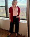 Carrie Coon at start of press tour in March 2024 (Credit: alicialombardini)