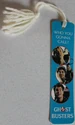 Ghostbusters Who You Gonna Call bookmark, white tassel