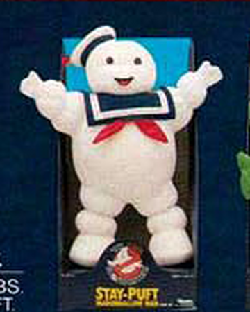stuffed stay puft marshmallow man
