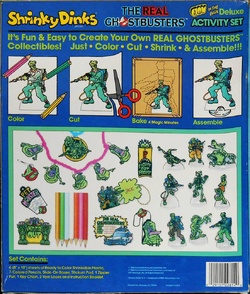 The Real Ghostbusters: Shrinky Dinks, Ghostbusters Wiki