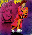 Oscar as depicted in NOW Comics The Real Ghostbusters starring in Ghostbusters II part 2.