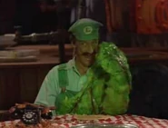 Luigi possessed by Slime