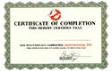 Certificate of Completion seen in Ghostbusters 101 #6