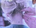 Emily Alyn Lind being prepped (Credit: Emily Alyn Lind)