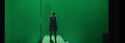 Filming green screen of Melody going through floor (Credit: Sony Pictures Imageworks)