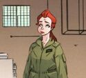 Cait Banner in Cadet uniform in Ghostbusters 101 Issue #3