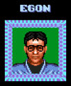 Egon as seen on the Ghostbusters choice screen to the game