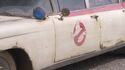 Stunt Ecto-1 for Ghostbusters: Afterlife, seen in Tested YouTube 9/1/2021