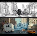 Seen in storyboard (Credit: Heiko von Drengenberg)