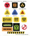 GB2016 Mini Proton Pack Kit13 Pack Kit stickers.jpg (540 KB) Pack Kit Stickers (credit: Paul Rudoff)