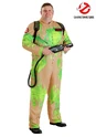 Plus Sized Slime-Covered Ghostbusters Costume for Adults Promo Image