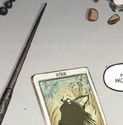 Cameo on tarot card in Ghostbusters International #1