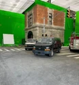 Exterior of Firehouse set at Shinfield Studios posted in June 2023 (Credit: The Ghostbusters Reference Library, Stuart Thomson)