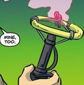 Modified version burnt out in Ghostbusters: Back in Town Issue #4