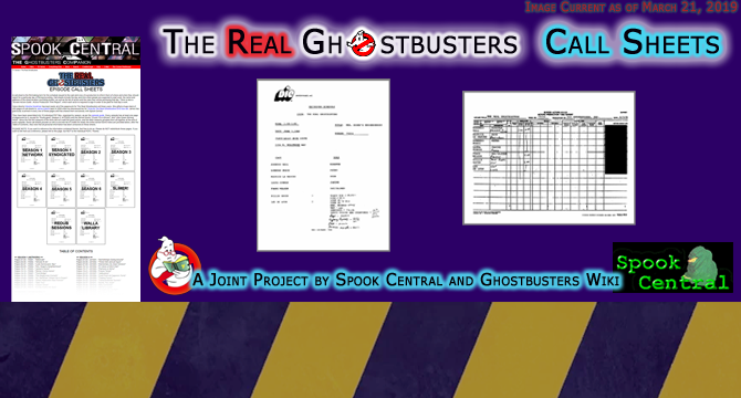 The RGB Call Sheets Project