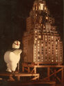 Stay-Puft suit at Shandor apartment building (Credit: Michael Gross)