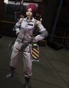 With Ghostbusters original flightsuit on