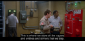 Subtitles on the Blu-Ray version of Ghostbusters during the dialog about the types of ghosts that go into the Containment Unit.