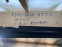 Firehouse attic set at Farnborough Film Studios during Ghostbusters: Frozen Empire production (Credit: Kevin Mangold)
