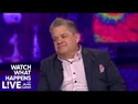 Carrie Coon and Patton Oswalt on Watch What Happens Live on March 13, 2024
