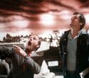 Michael Gross and Don Shay at Temple of Gozer set (Credit: Michael Gross)